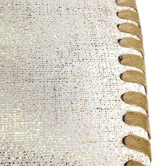 Jack Rogers Chloe Metallic Leather Cuff Duck Boots Olive Green Women's Size 7 - Picture 13 of 14